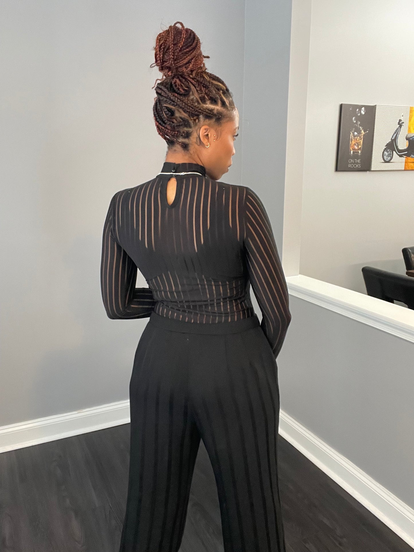 Black on Black Stripe