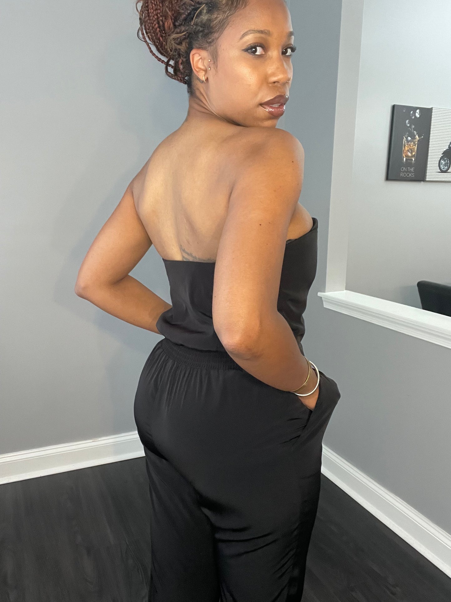 Just Another Strapless Jumpsuit